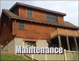  Fairfax City, Virginia Log Home Maintenance